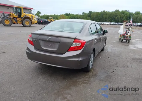 2012 Honda Civic Lx z USA, uszkodzony, nr VIN 2HGFB2F5XCH529069